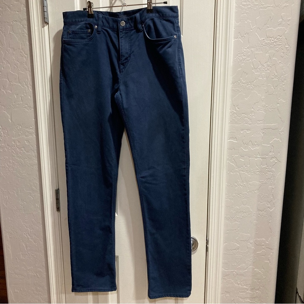 Banana Republic Men’s Navy The Traveler Slim Fit 5-Pocket Pants Size 34